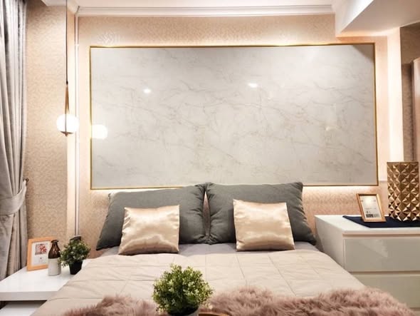 bedroom and bathroom of Supalai Oriental Sukhumvit 39
