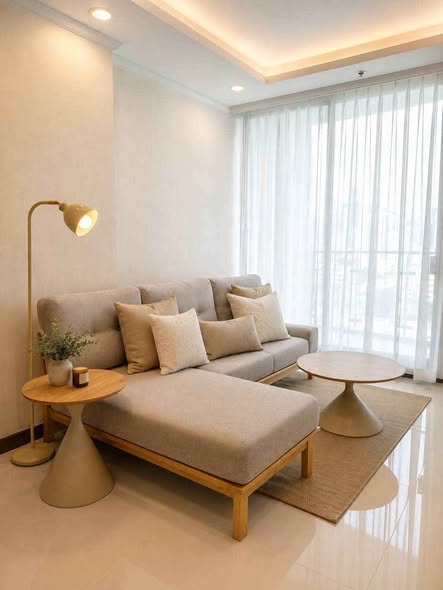 bedroom and living room of Supalai Oriental Sukhumvit 39