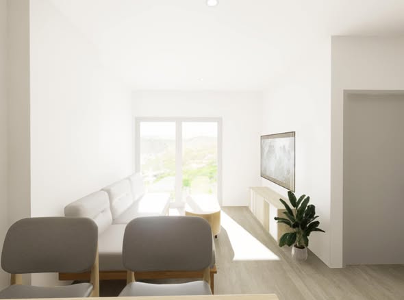 living room and room interior of Supalai Oriental Sukhumvit 39