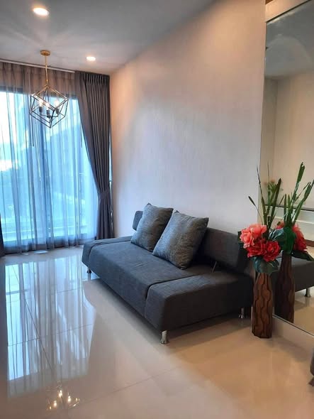 bedroom and living room of Supalai Premier Charoen Nakhon