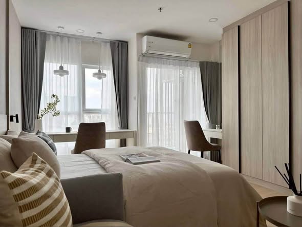 living room and bedroom and room interior of Supalai Veranda Ramkhamhaeng