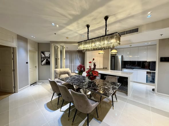 living room and room interior and kitchen of Supalai Wellington