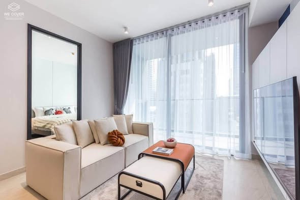 bedroom and living room and room interior of Tait Sathorn 12