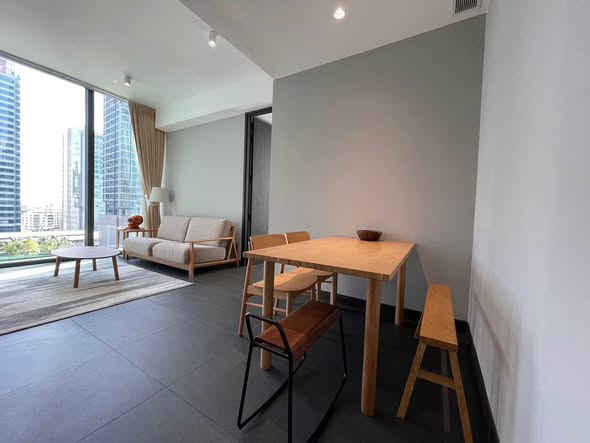 living room and room interior of Tait Sathorn 12