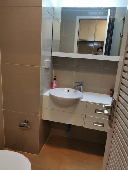 room interior and bathroom of TC-Green Condominium