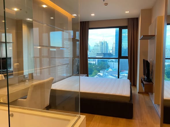 bedroom and room interior of The Address Sathorn