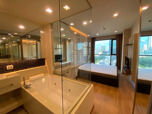 bedroom and room interior of The Address Sathorn
