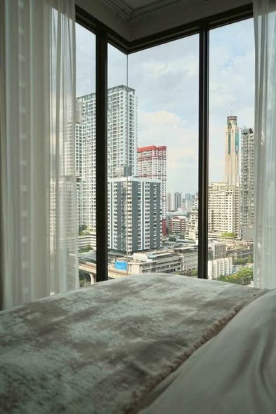 bedroom of The Address Siam-Ratchathewi