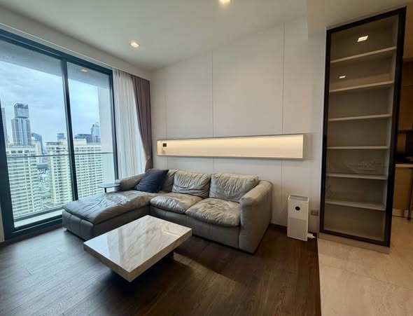 living room and bedroom and room interior of The Address Siam-Ratchathewi