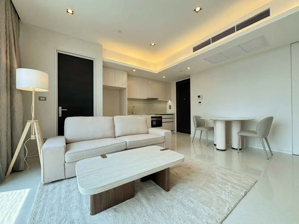 living room and bedroom of The Bangkok Sathorn
