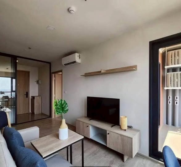living room and bedroom and room interior of THE BASE Height-Chiang Mai