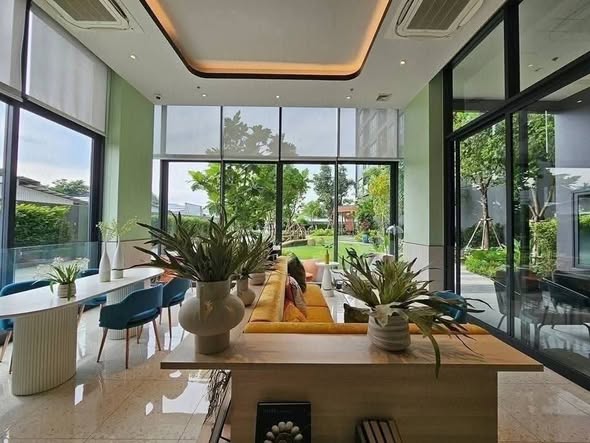 living room and room interior of THE BASE Height-Chiang Mai