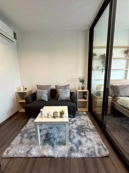 bedroom and living room and room interior of THE BASE Park West – Sukhumvit 77
