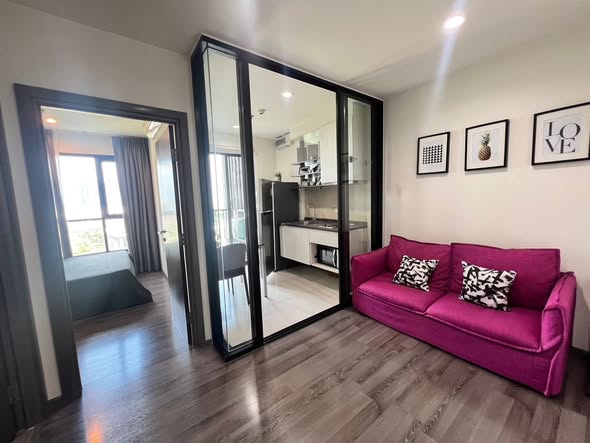 bedroom and living room and room interior of THE BASE Park West – Sukhumvit 77