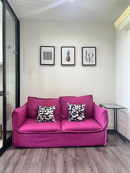 living room of THE BASE Park West – Sukhumvit 77