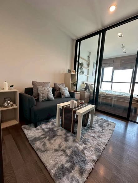 living room and room interior of THE BASE Park West – Sukhumvit 77