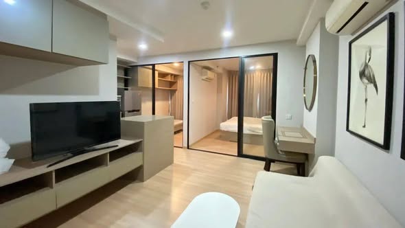 bedroom and room interior of THE BASE Saphanmai