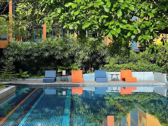 pool of THE BASE Sukhumvit 50