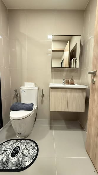 bathroom of The Base Urban Rama9