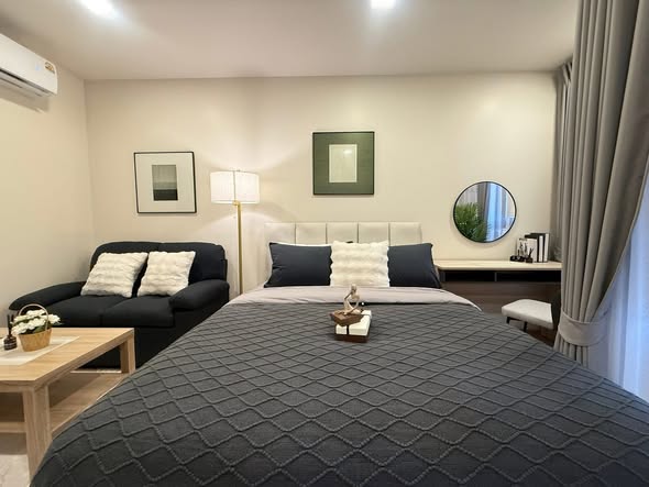 bedroom of The Base Urban Rama9