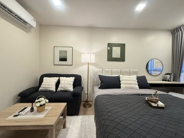 bedroom of The Base Urban Rama9