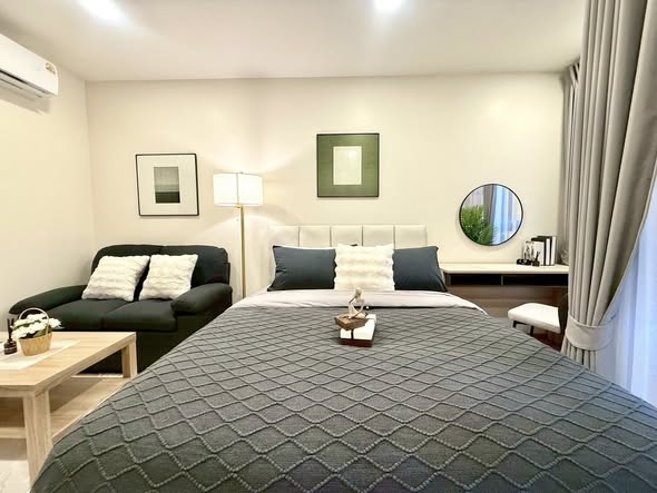 bedroom of The Base Urban Rama9