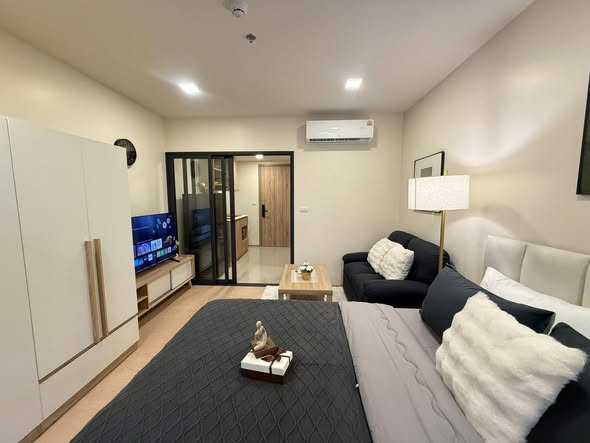 living room and bedroom and room interior of The Base Urban Rama9