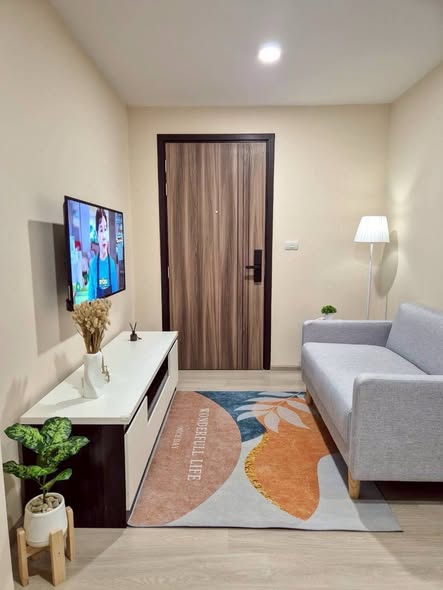 living room and room interior of The Belgravia @ Ratchada17 (Sale Office)