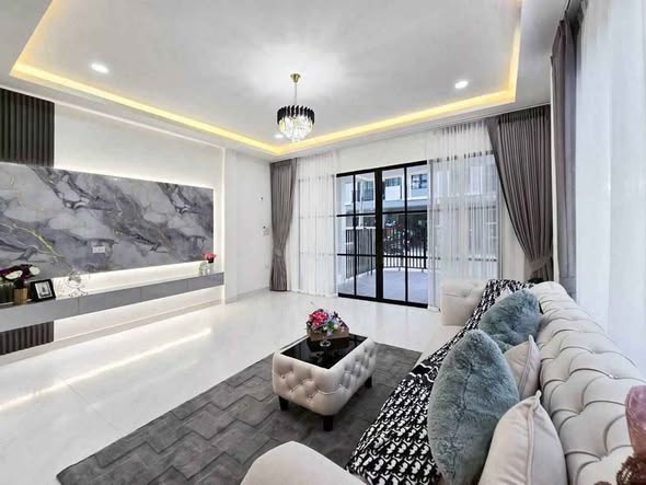 bedroom and living room of The Blisz สาทร – จรัญ35