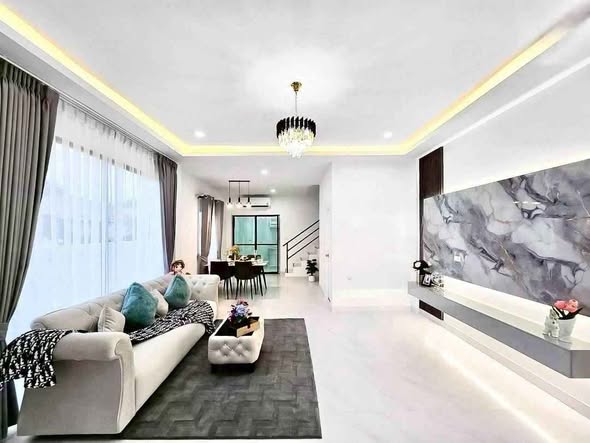 living room of The Blisz สาทร – จรัญ35