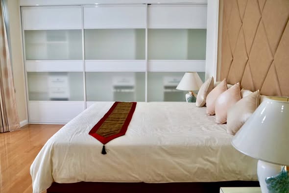 bedroom of The Cadogan Private Residence