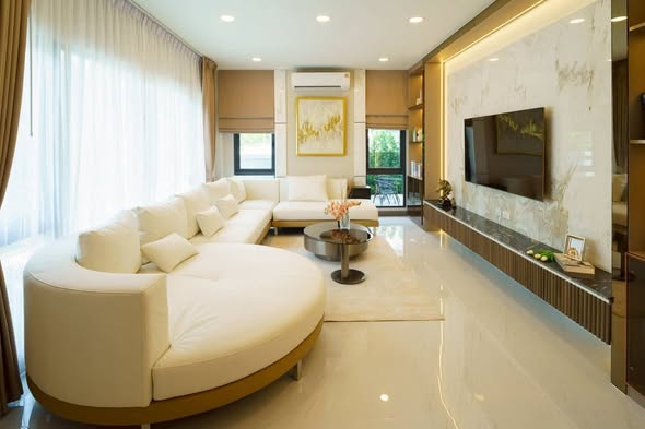 bedroom and living room of The City Bangna