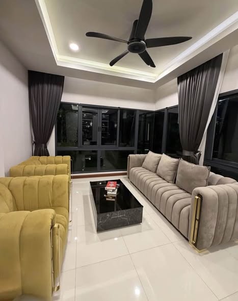 living room and bedroom of The City Pinklao-Borom 2