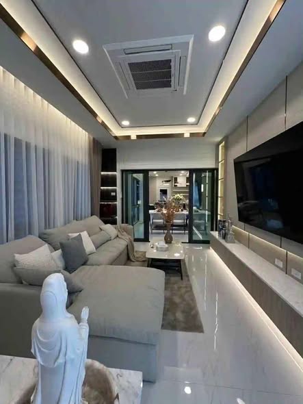 bedroom and living room of The City Sukhumvit-Onnut 2