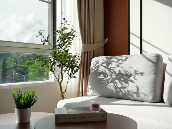 living room of The Clover