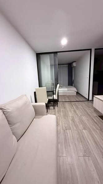 living room and bedroom and room interior of The Collect Ratchada 32