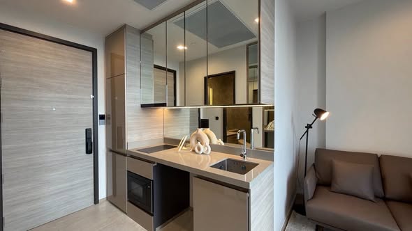 bedroom and room interior and bathroom of The Crest Park Residences