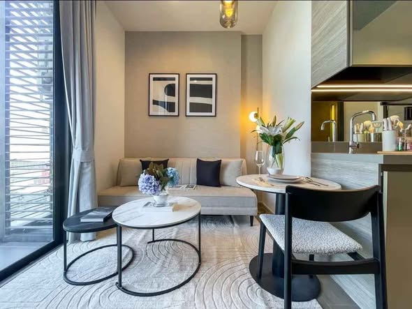 living room of The Crest Park Residences