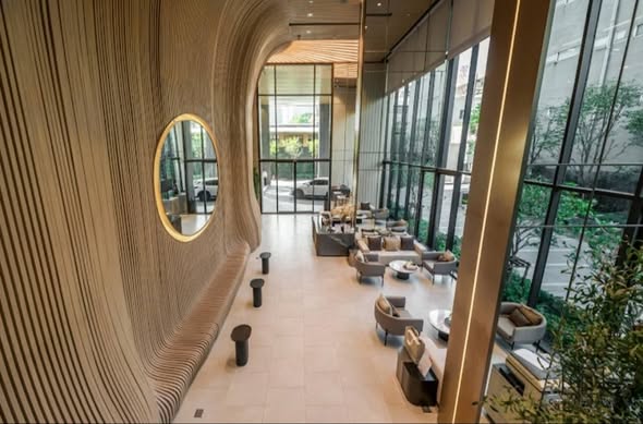 living room of The Crest Park Residences