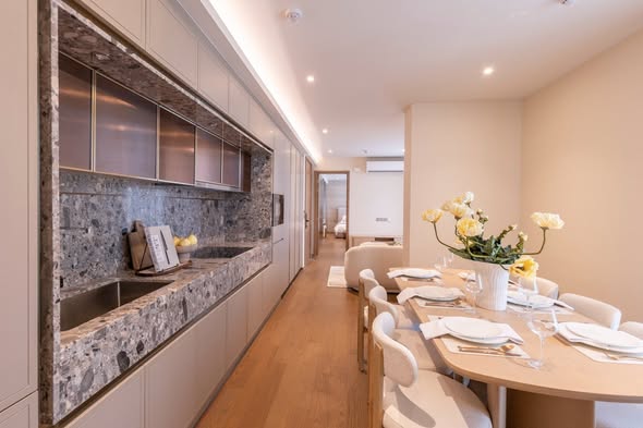 kitchen of The Crest Sukhumvit 34