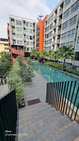 pool of The Cube Loft Srinakarin