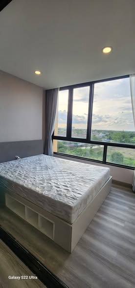 bedroom of The Cube Station Ramintra109