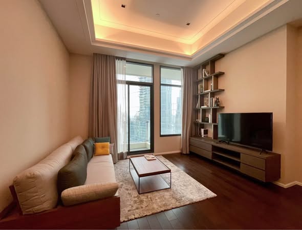 living room and bedroom of The Diplomat 39