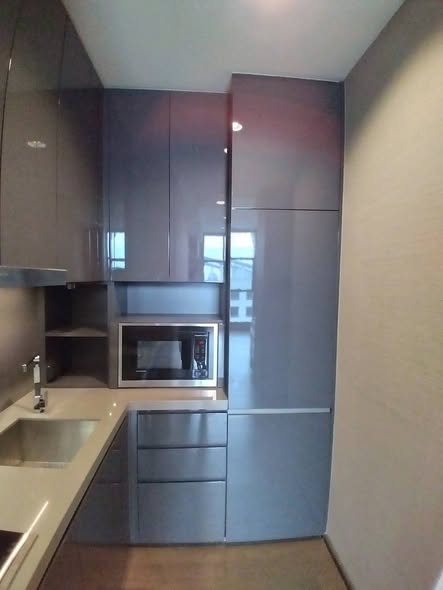 room interior and kitchen of The Diplomat Sathorn
