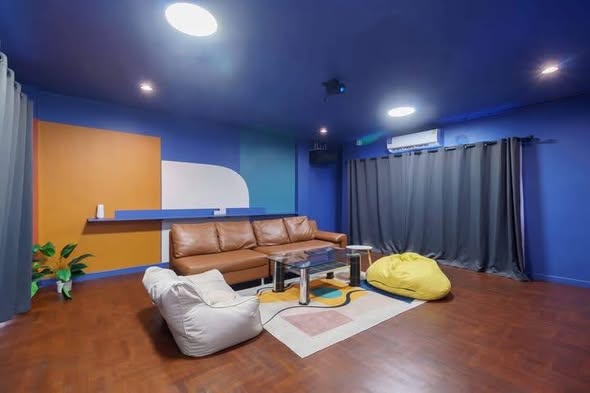 living room and bedroom of The Eight Chatuchak Ratchada Private Luxury Home