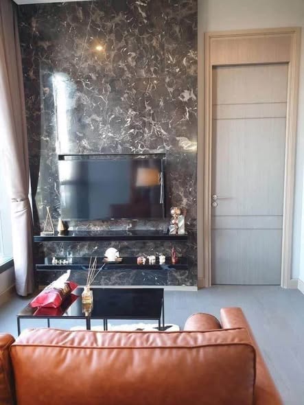 living room of THE ESSE at SINGHA COMPLEX