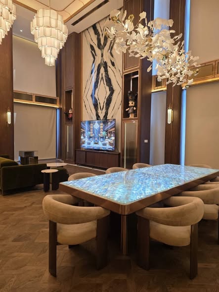 living room and room interior of THE ESSE at SINGHA COMPLEX