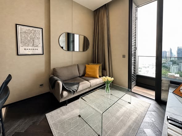 bedroom and living room of THE ESSE Sukhumvit 36