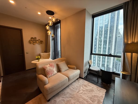 bedroom and living room and room interior of THE ESSE Sukhumvit 36