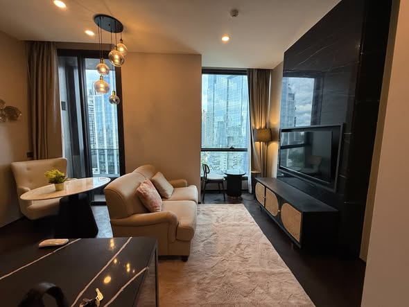 living room of THE ESSE Sukhumvit 36